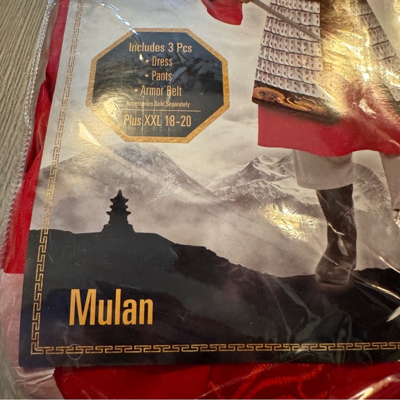 Disney Mulan Costume, Adult XXL NWT - Picture 4 of 5